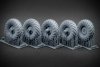 ScaleX WM 35005S GAZ-66 Sagged wheel set (for Trumpeter) 1/35